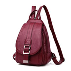 Multifunctional Women's Leather Backpack Allessa