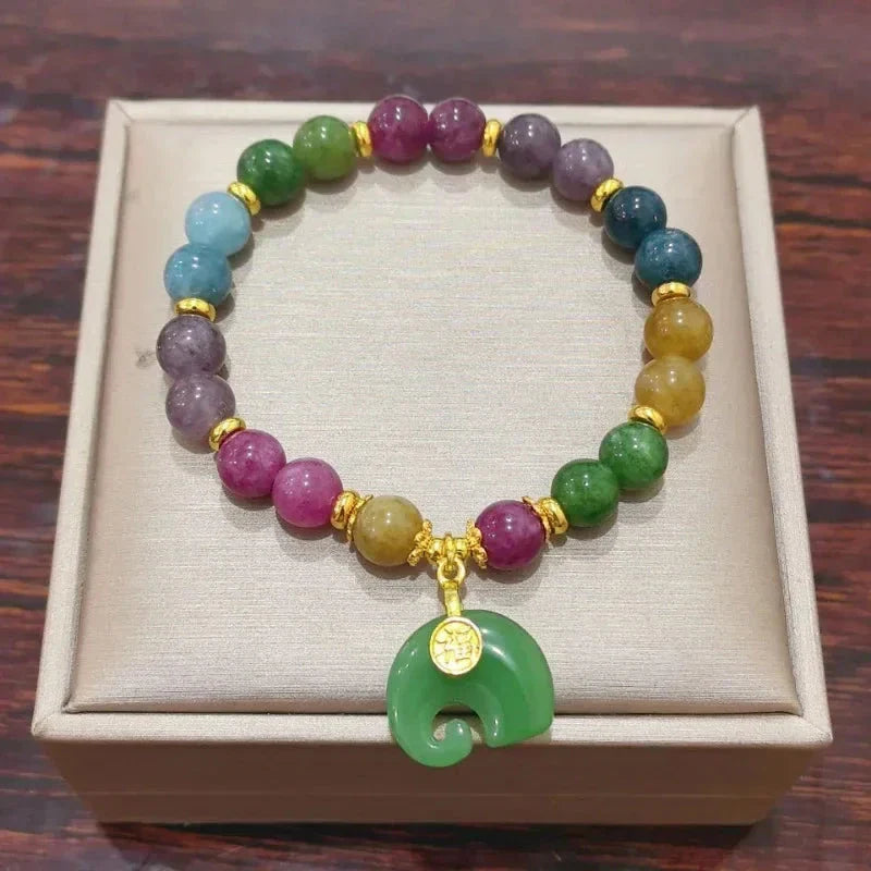 Mystic Earth – Multicolor Gemstone Bracelet for Women