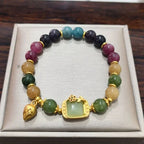 Mystic Earth – Multicolor Gemstone Bracelet for Women