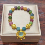 Mystic Earth – Multicolor Gemstone Bracelet for Women