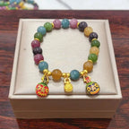 Mystic Earth – Multicolor Gemstone Bracelet for Women
