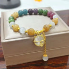 Mystic Earth – Multicolor Gemstone Bracelet for Women