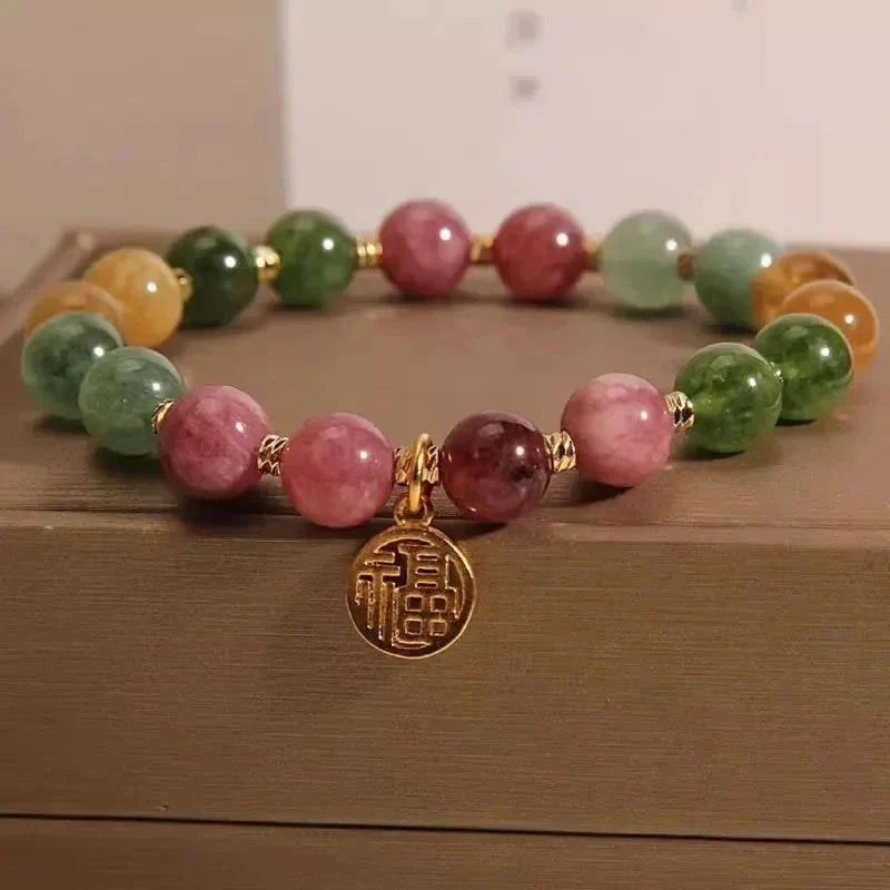 Mystic Earth – Multicolor Gemstone Bracelet for Women