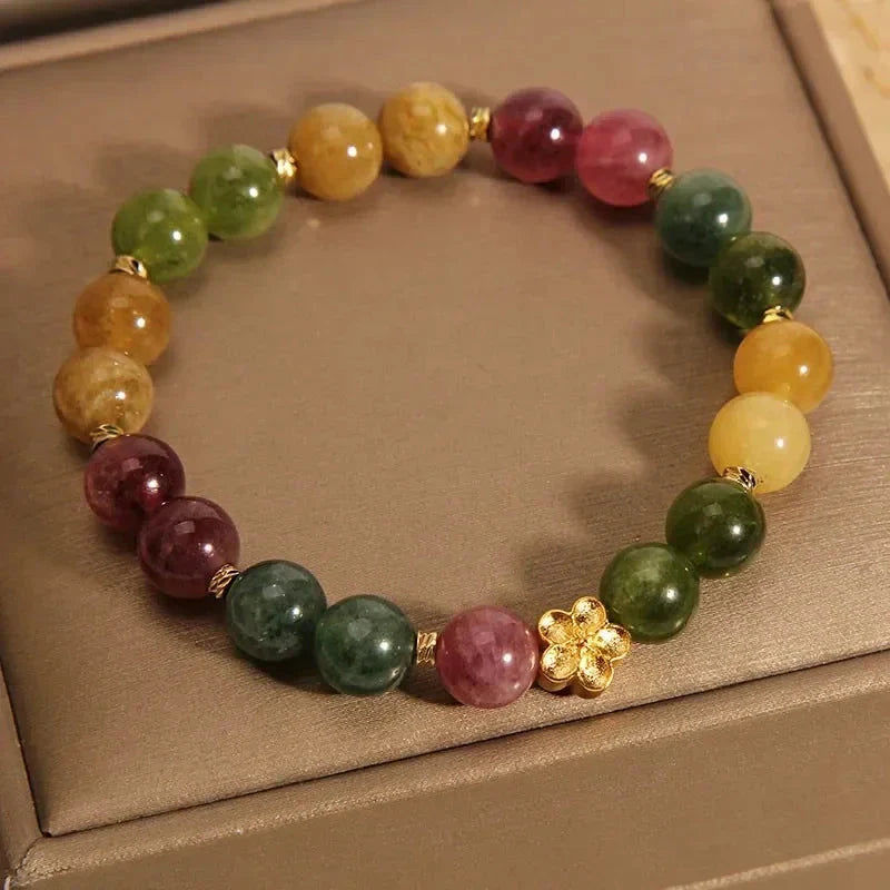 Mystic Earth – Multicolor Gemstone Bracelet for Women