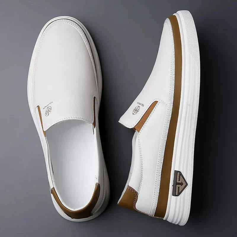 Men's Casual Leather Sneakers – Vittorio Rivano