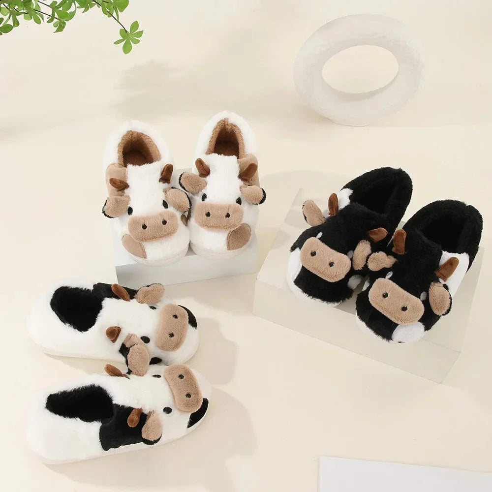 MooHugs – Plush Slippers for Winter