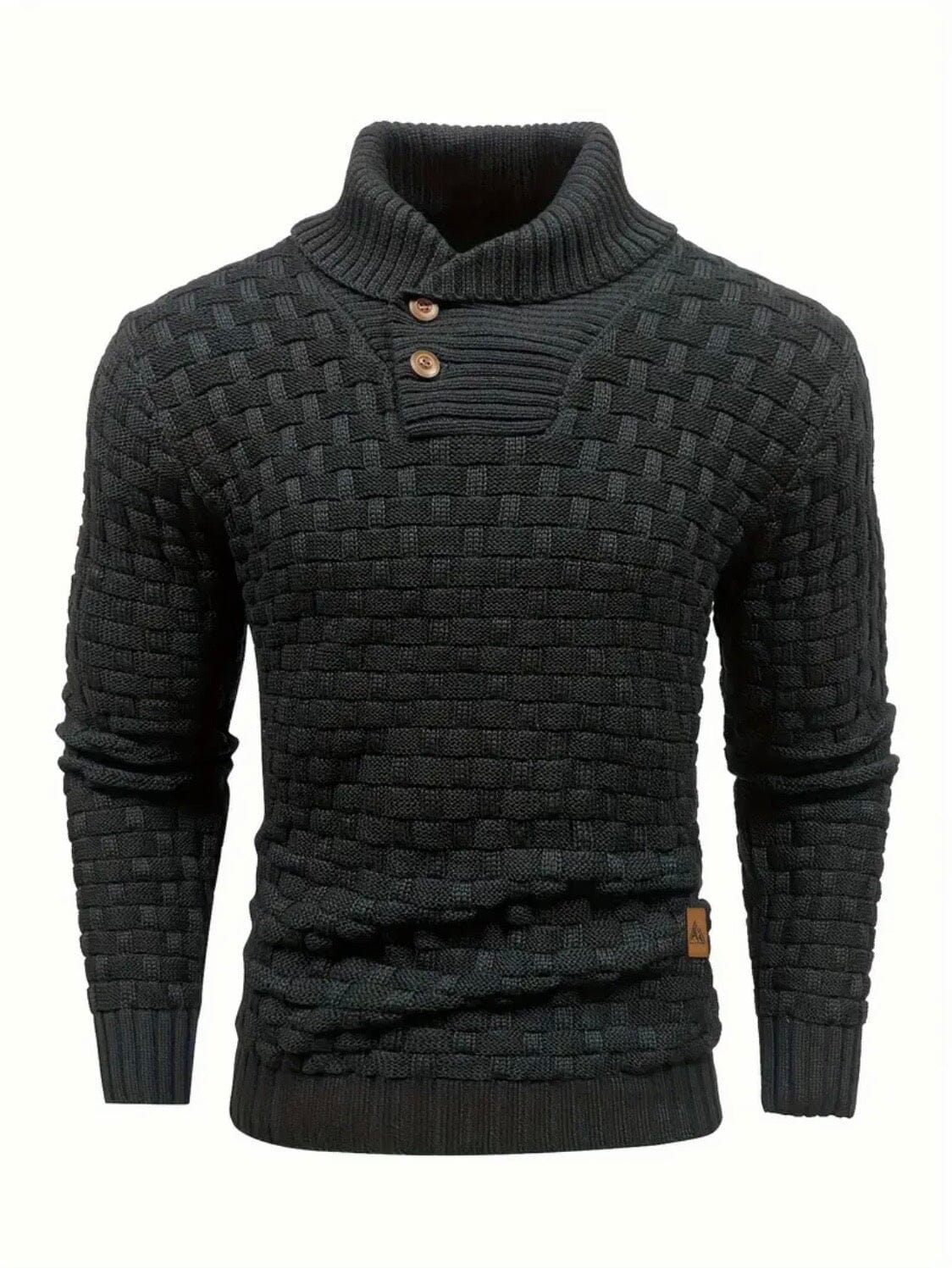 Nordic Elegance Knitted Men's Sweater