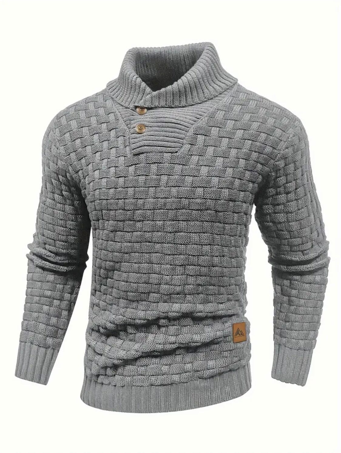 Nordic Elegance Knitted Men's Sweater