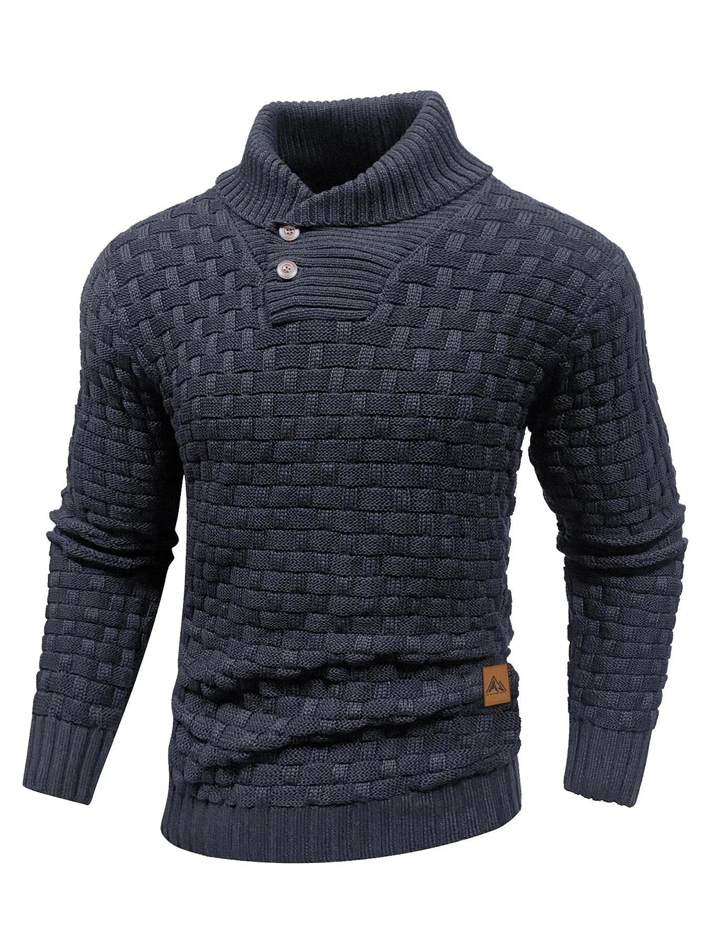Nordic Elegance Knitted Men's Sweater
