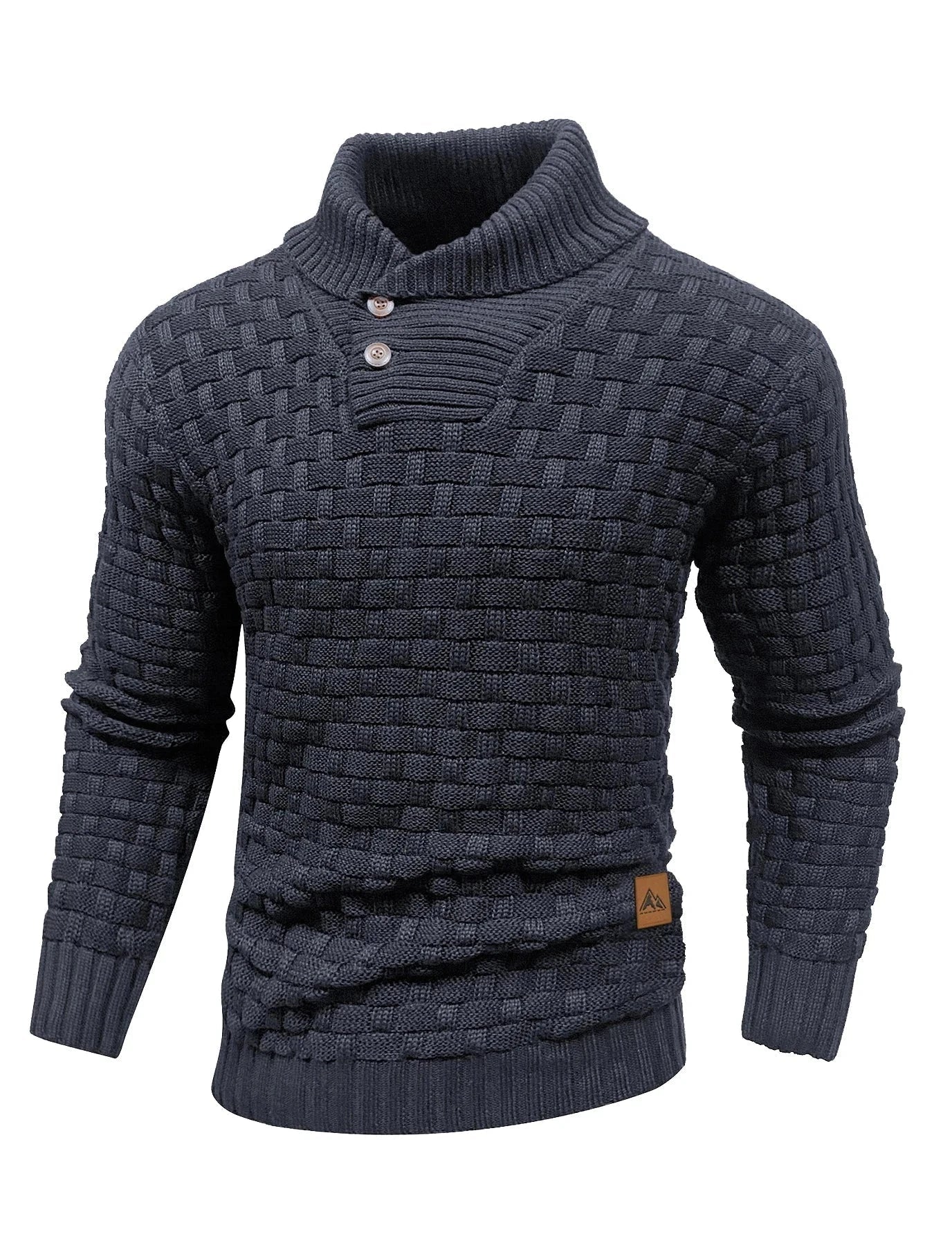 Nordic Elegance Knitted Men's Sweater