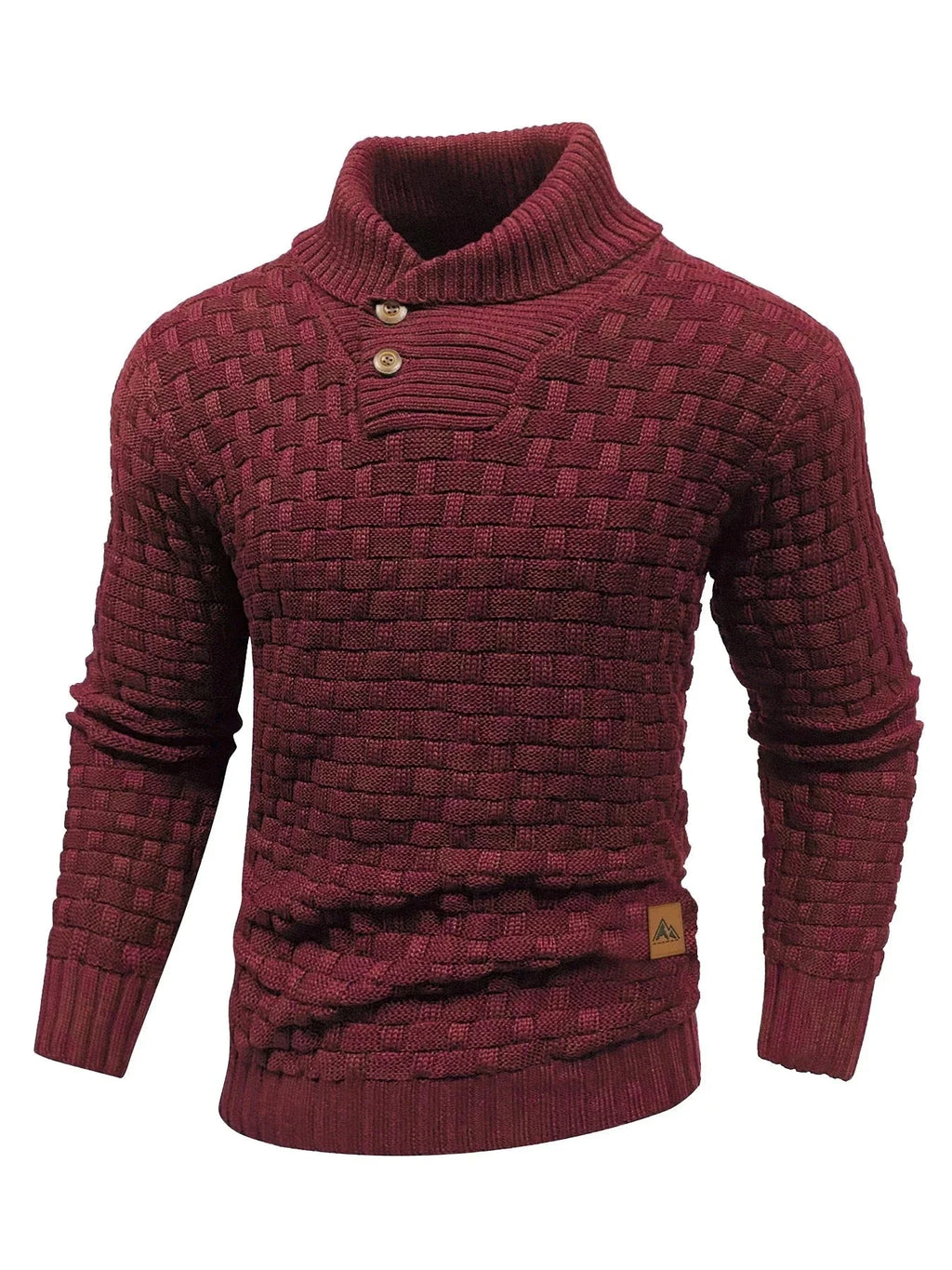 Nordic Elegance Knitted Men's Sweater