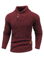 Nordic Elegance Knitted Men's Sweater