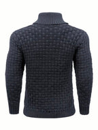 Nordic Elegance Knitted Men's Sweater