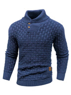 Nordic Elegance Knitted Men's Sweater