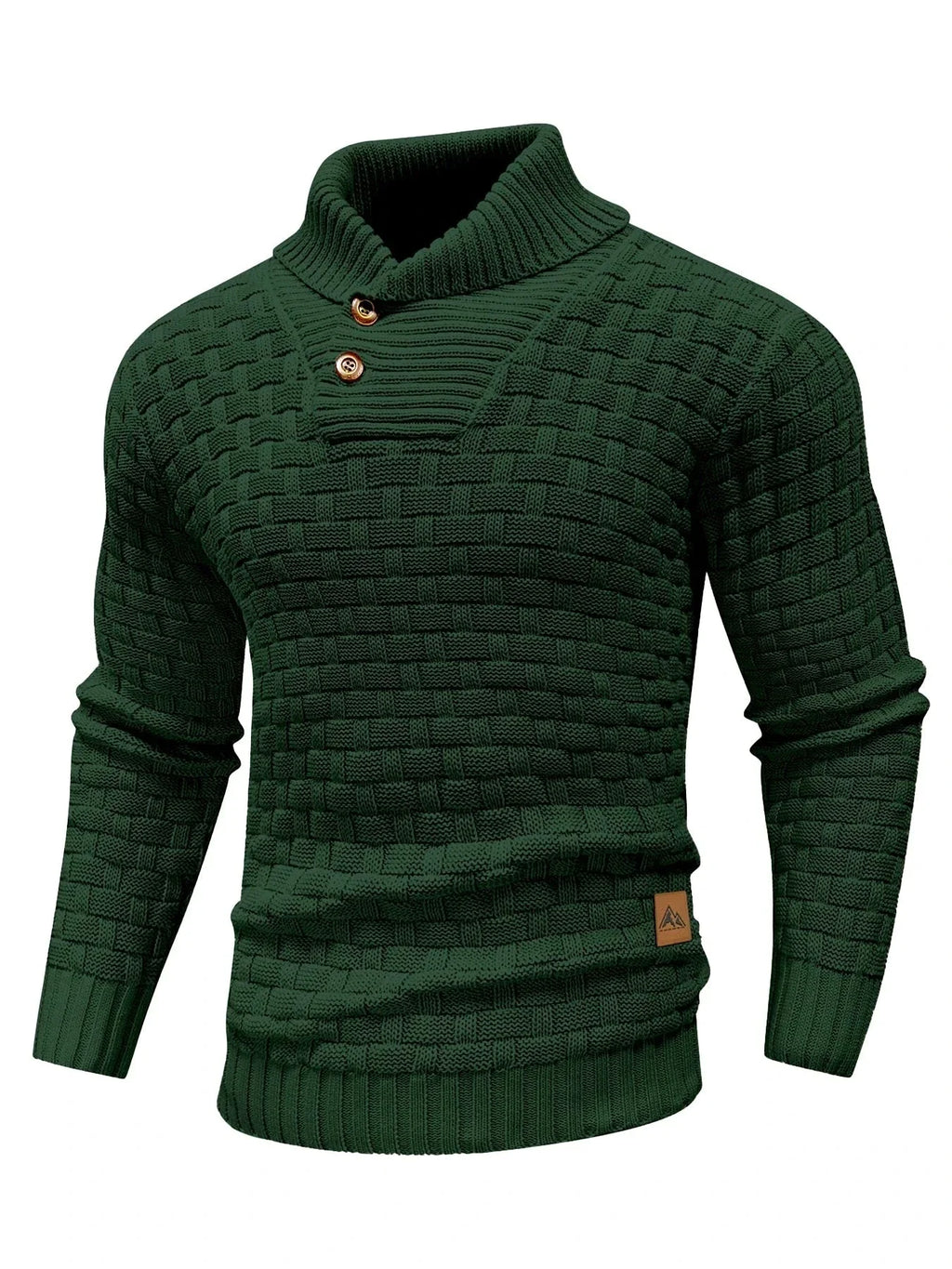 Nordic Elegance Knitted Men's Sweater
