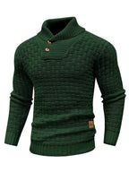 Nordic Elegance Knitted Men's Sweater