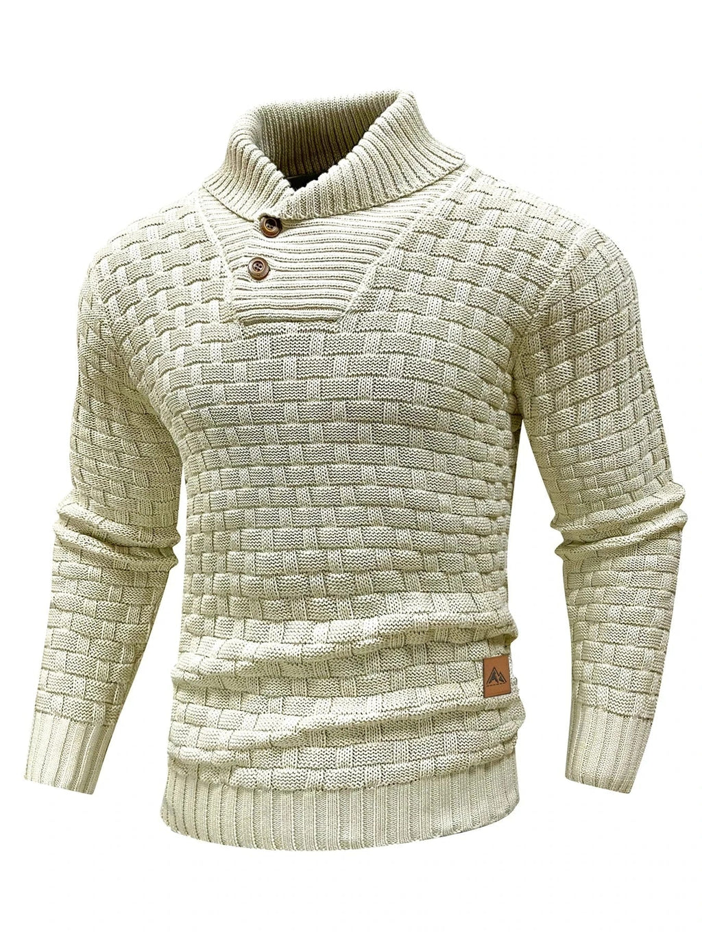 Nordic Elegance Knitted Men's Sweater