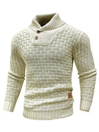 Nordic Elegance Knitted Men's Sweater