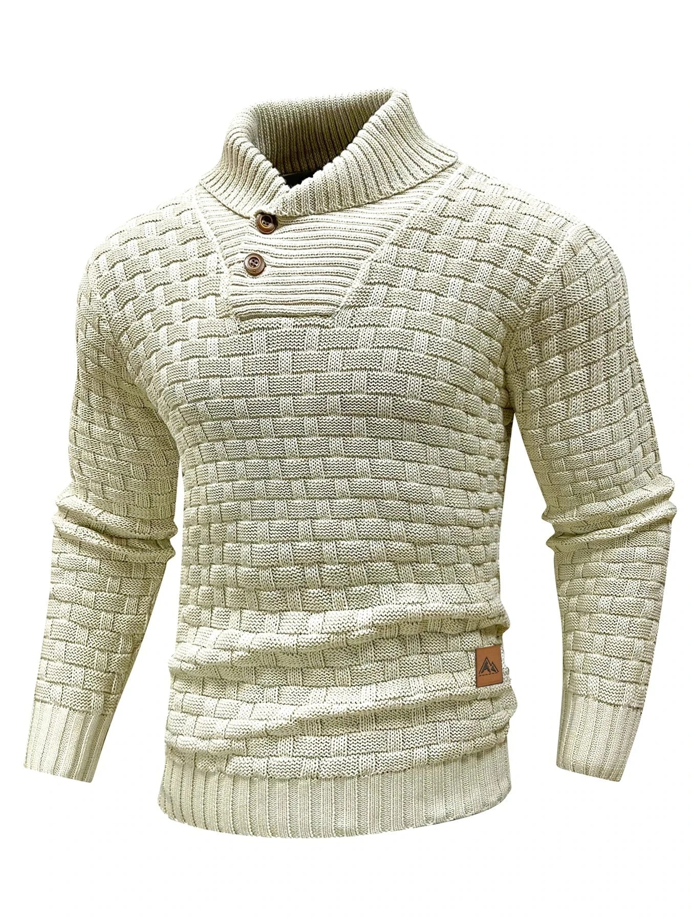 Nordic Elegance Knitted Men's Sweater