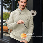 Nordic Elegance Knitted Men's Sweater