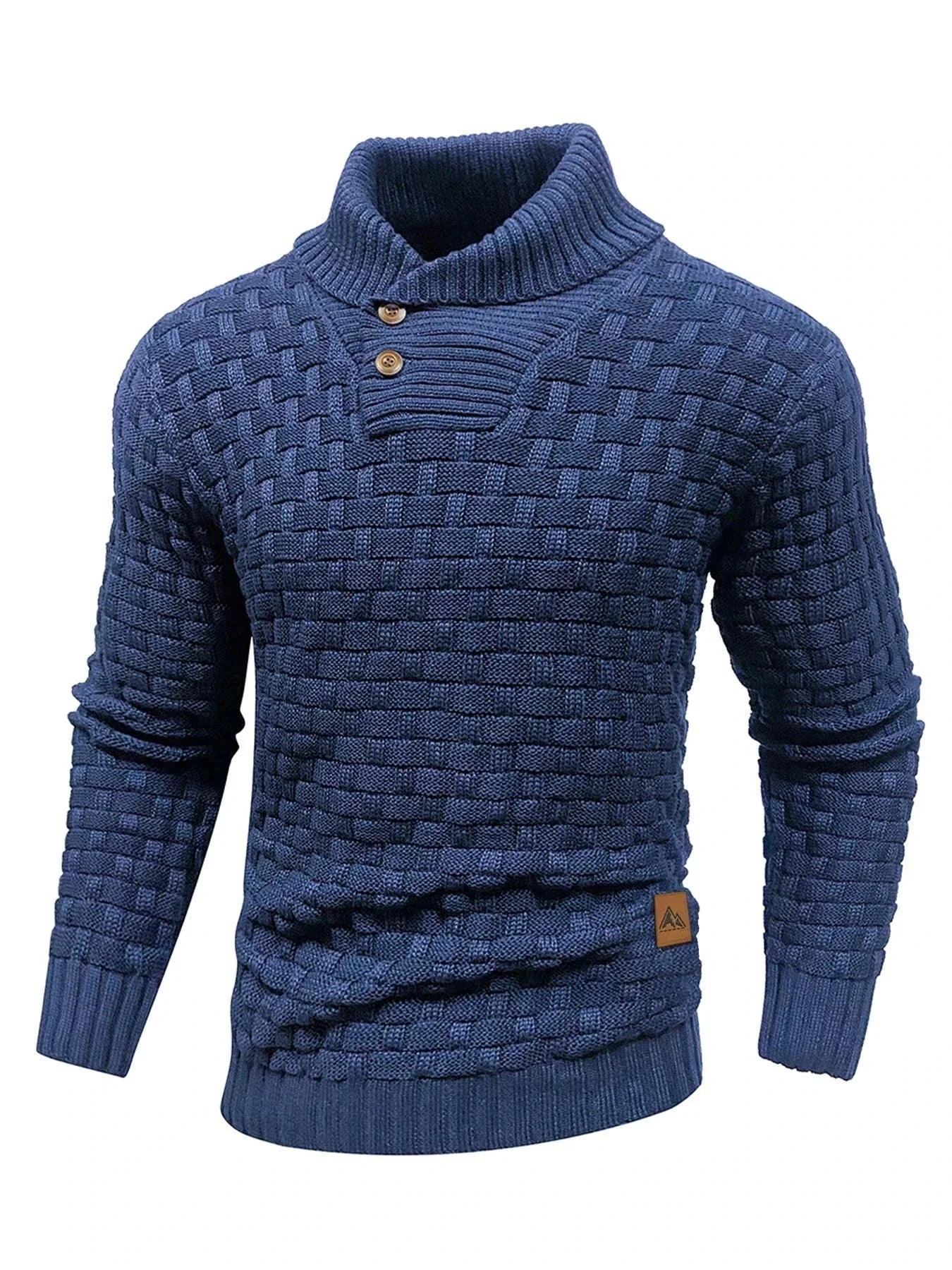 Nordic Elegance Knitted Men's Sweater