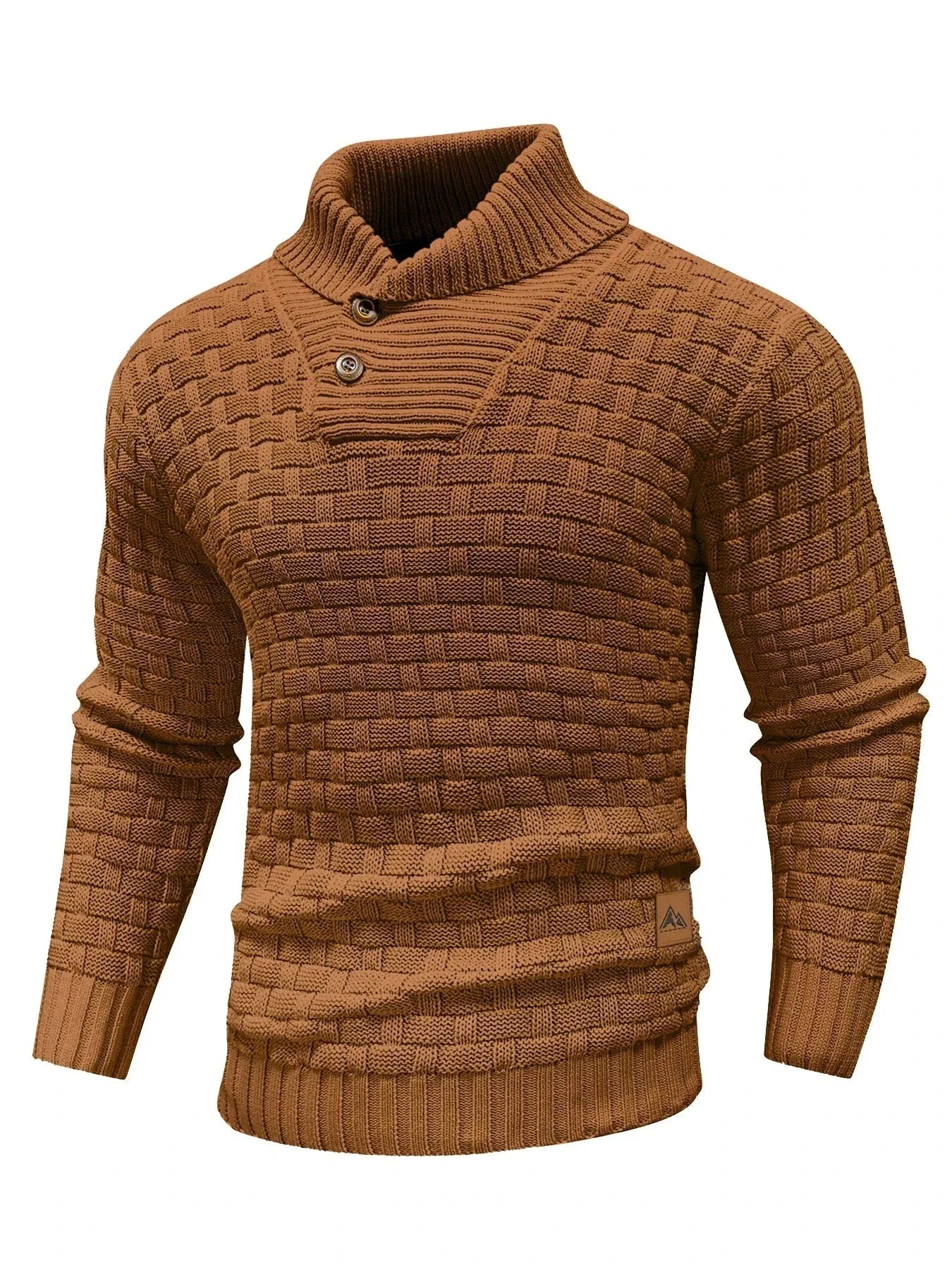 Nordic Elegance Knitted Men's Sweater
