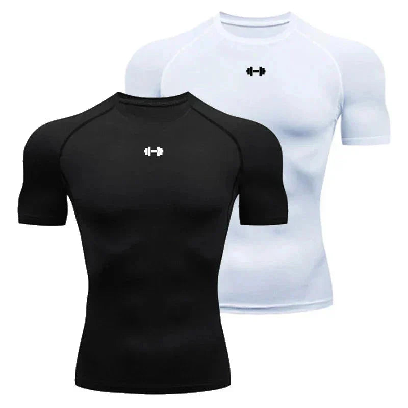 PowerSkin – Men’s Compression T-Shirts (2-Pack)