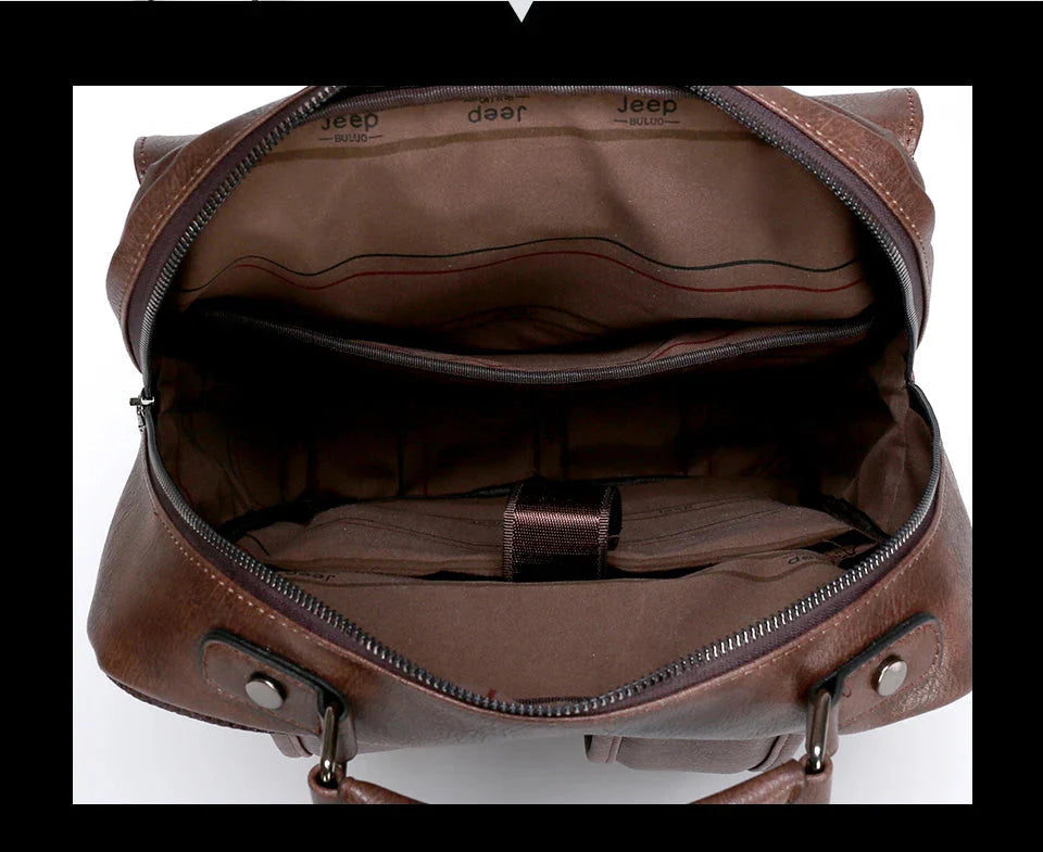 Premium Leather Backpack NomadTrail