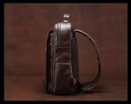 Premium Leather Backpack NomadTrail