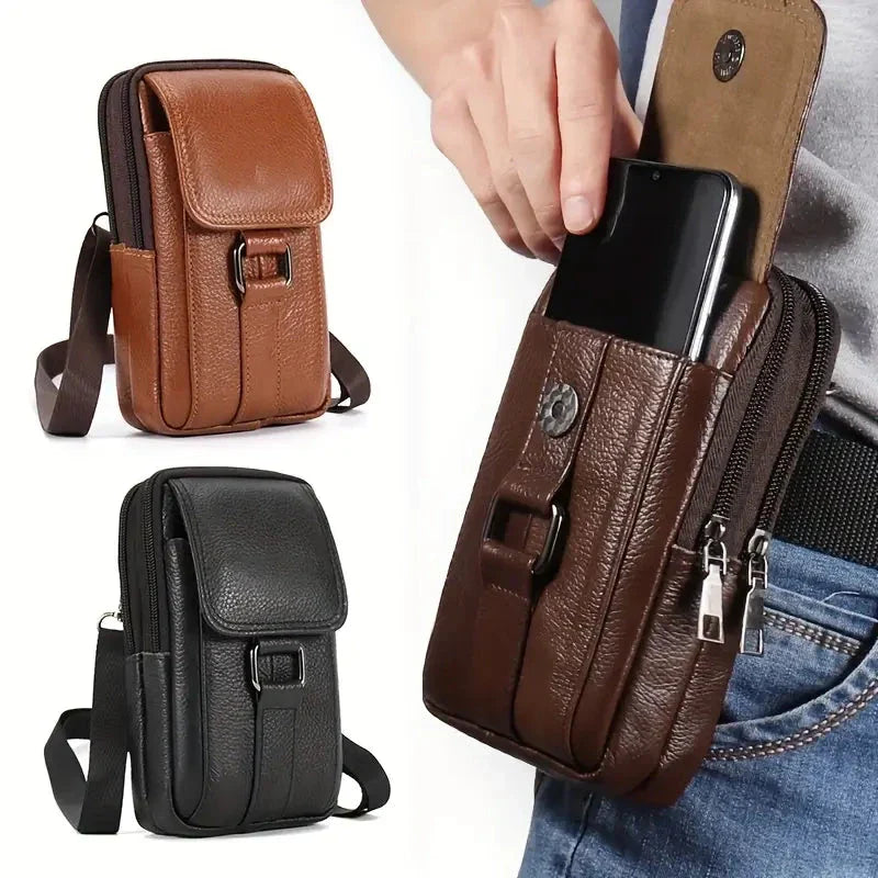 Premium Leather Waist Bag Maverick