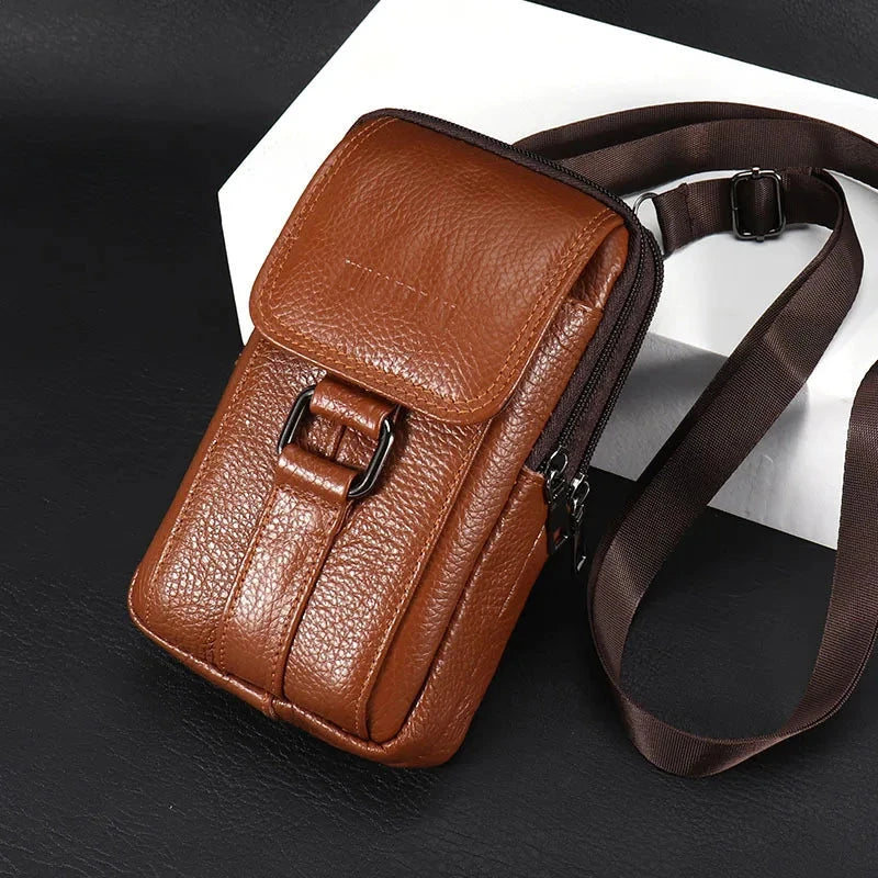 Premium Leather Waist Bag Maverick