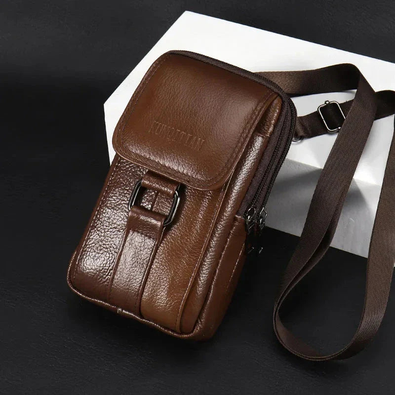 Premium Leather Waist Bag Maverick