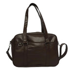 Preppy Style Shoulder Bag for Women in Leather