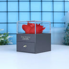 Rose of Love Heart Necklace