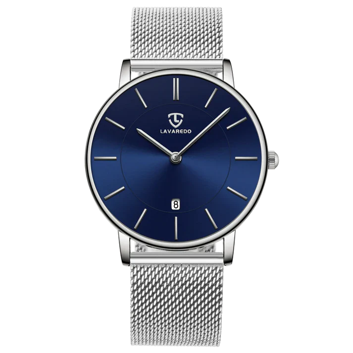 Refined Minimalist Men's Leather Wristwatch