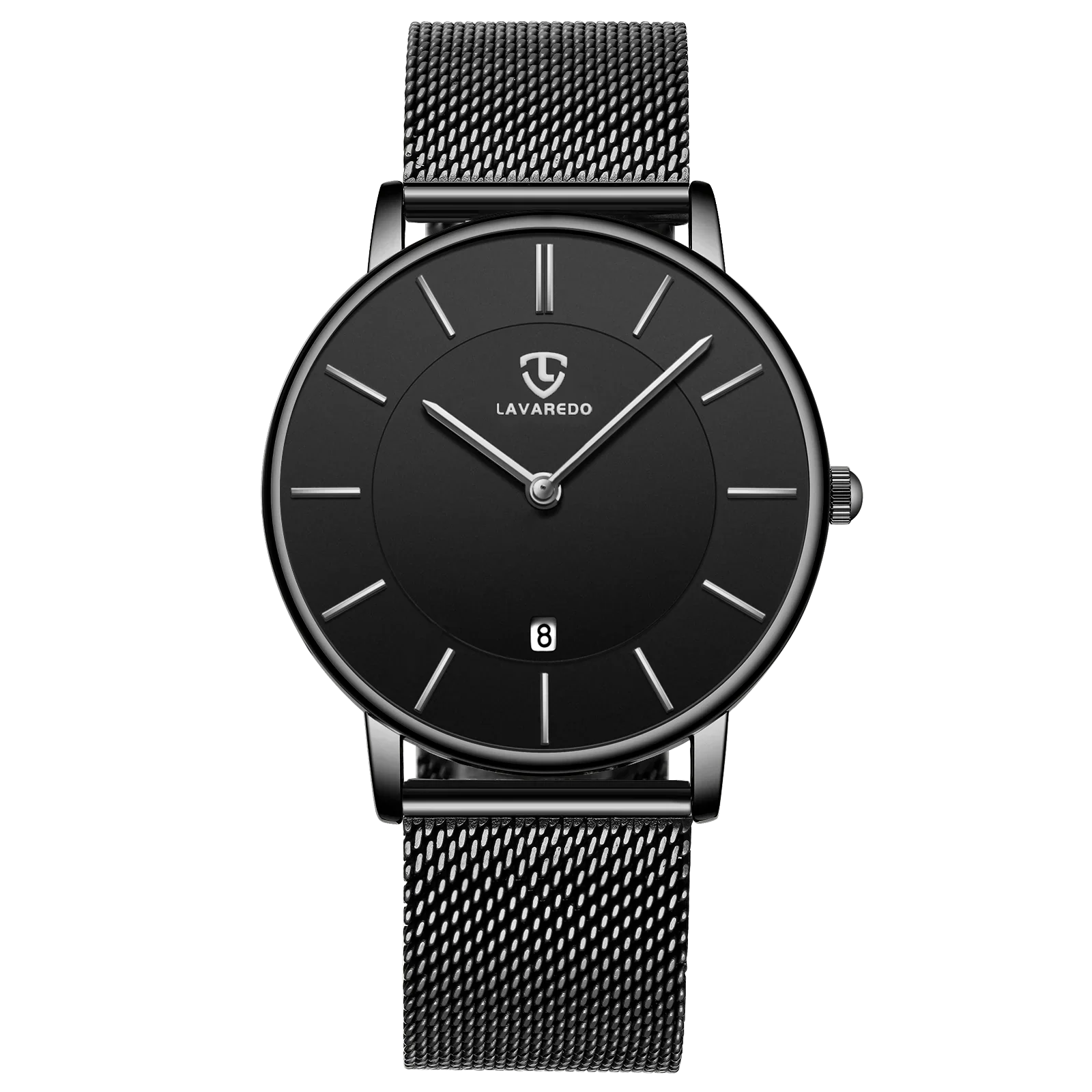 Refined Minimalist Men's Leather Wristwatch