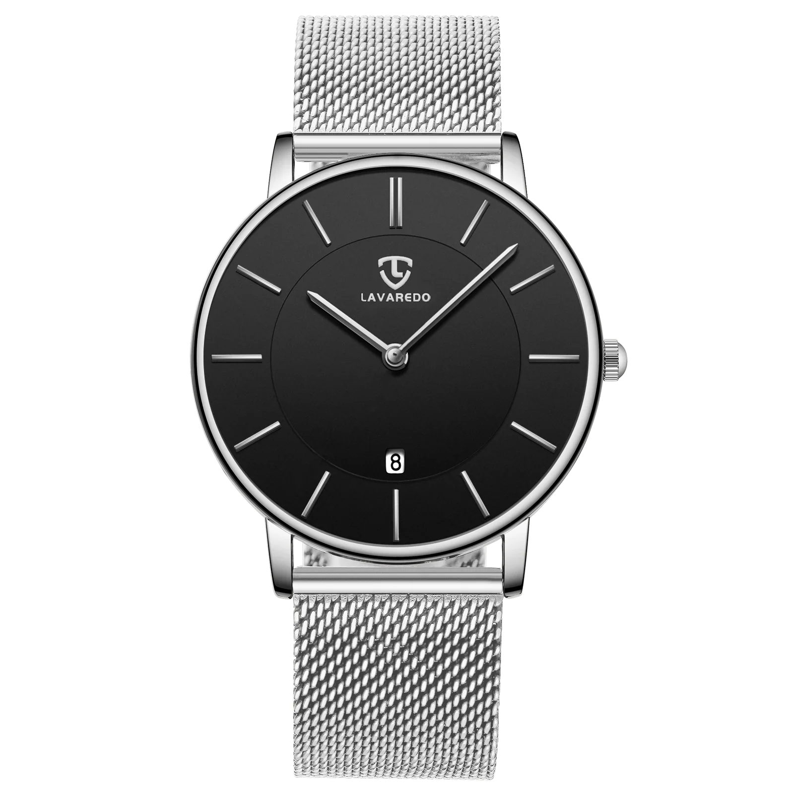Refined Minimalist Men's Leather Wristwatch
