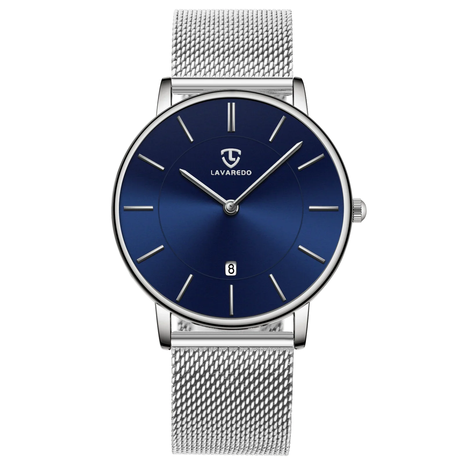 Refined Minimalist Men's Leather Wristwatch