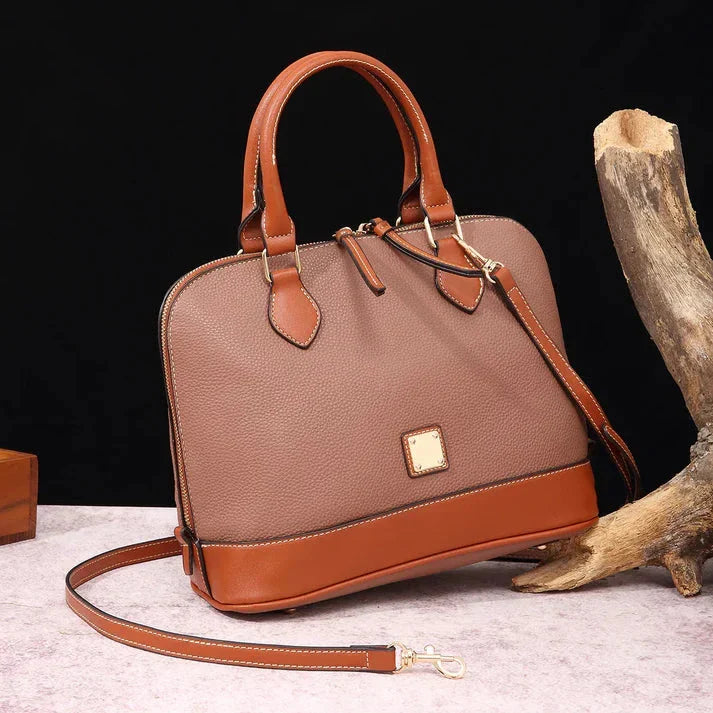 Retro Women's Leather Bag - Helena Classic