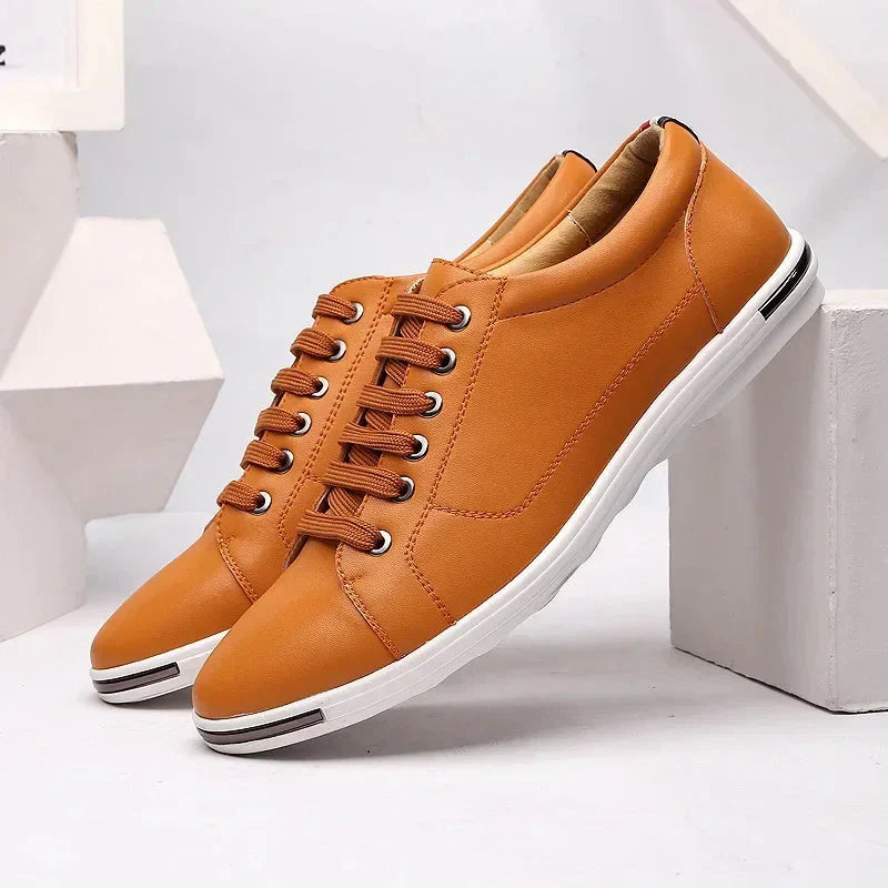 SANTORI LEATHER CASUAL SNEAKERS