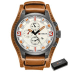 Sebastian Curren Leather Watch