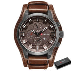 Sebastian Curren Leather Watch