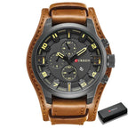 Sebastian Curren Leather Watch