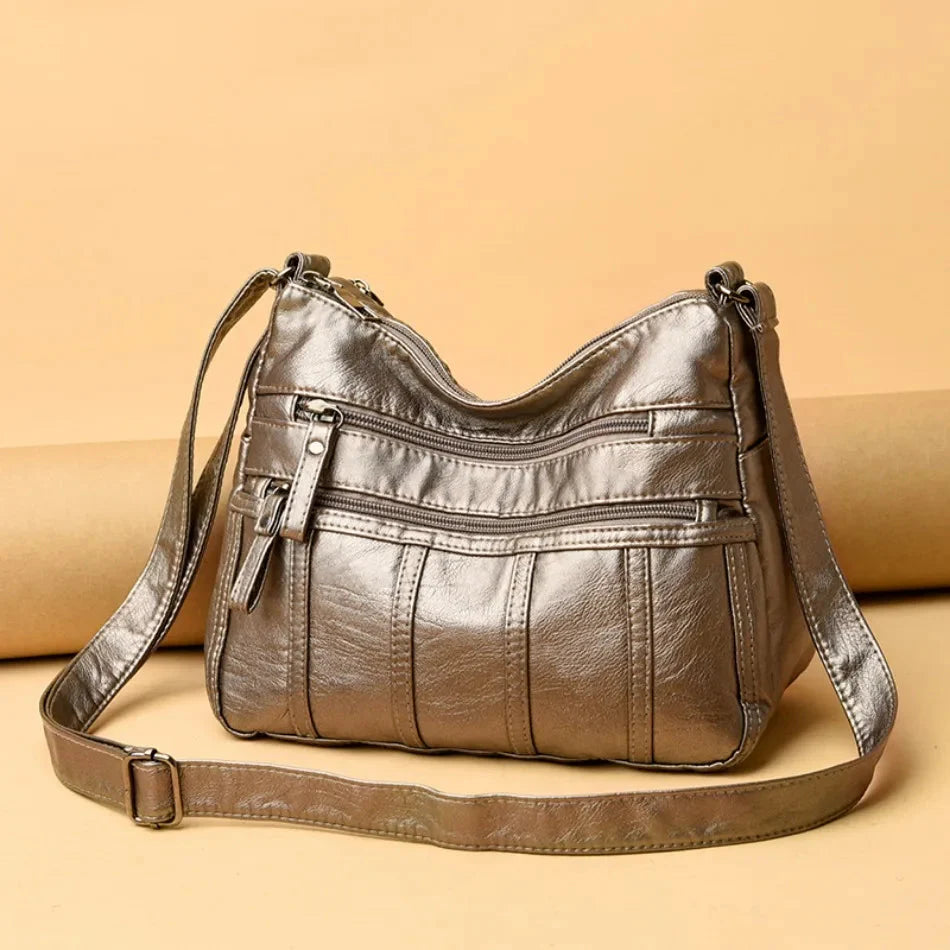 Serena Soft Leather Crossbody Bag