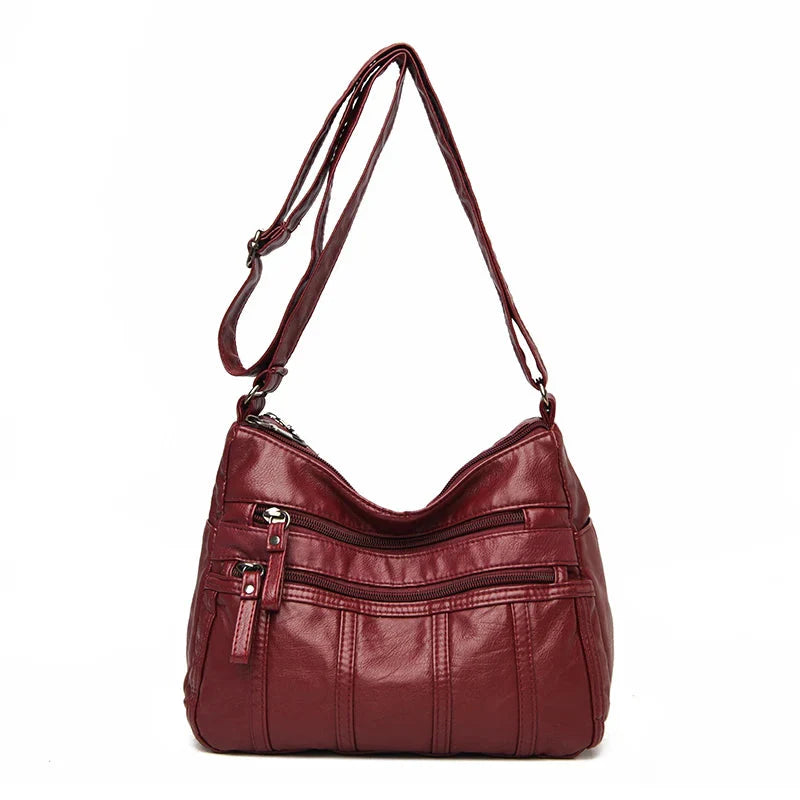Serena Soft Leather Crossbody Bag