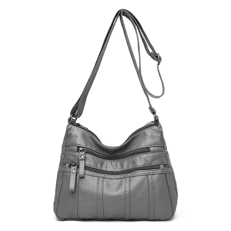 Serena Soft Leather Crossbody Bag