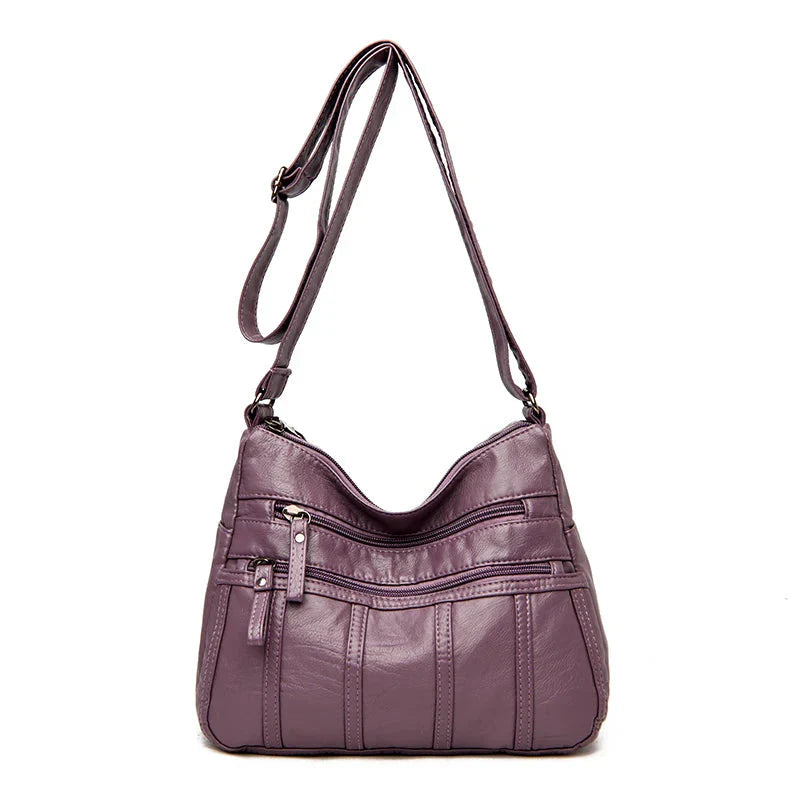 Serena Soft Leather Crossbody Bag