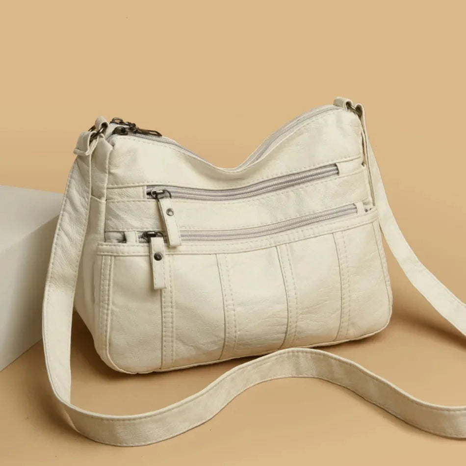 Serena Soft Leather Crossbody Bag
