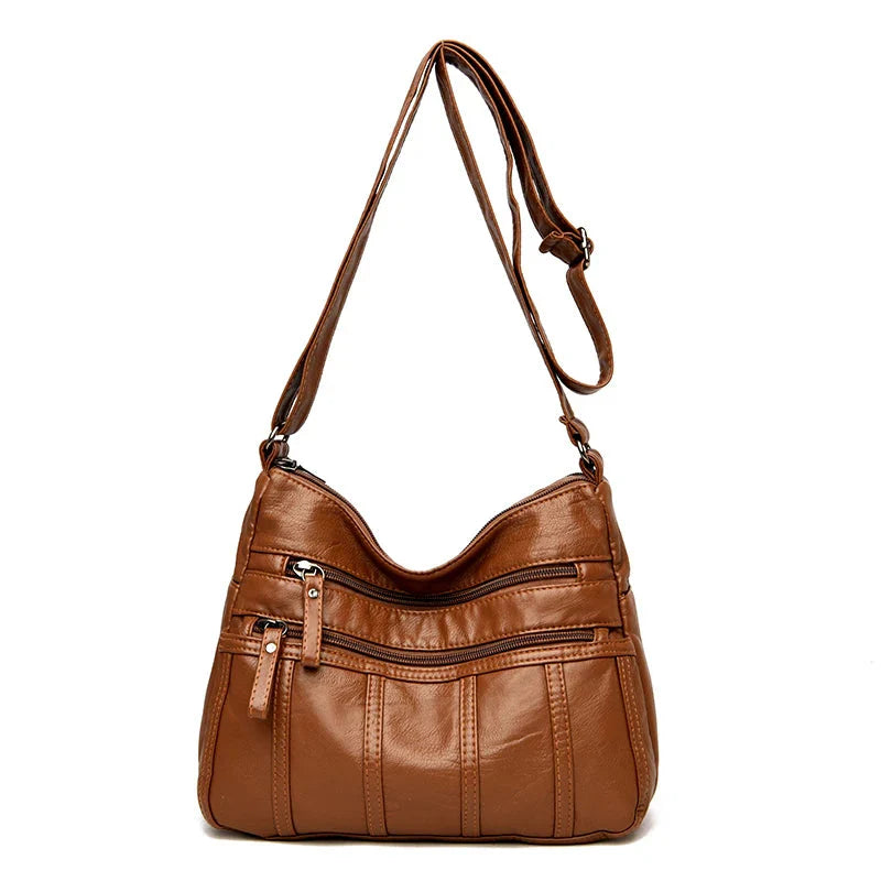 Serena Soft Leather Crossbody Bag