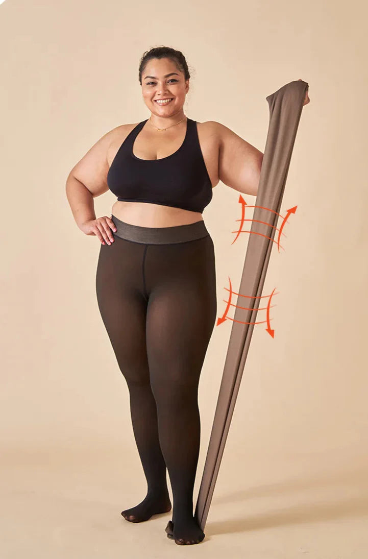 Winter Fleece Lined Women's Tights